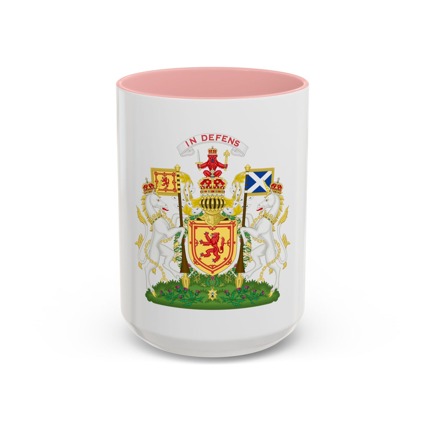Royal Coat of Arms of the Kingdom of Scotland 2 - Accent Coffee Mug