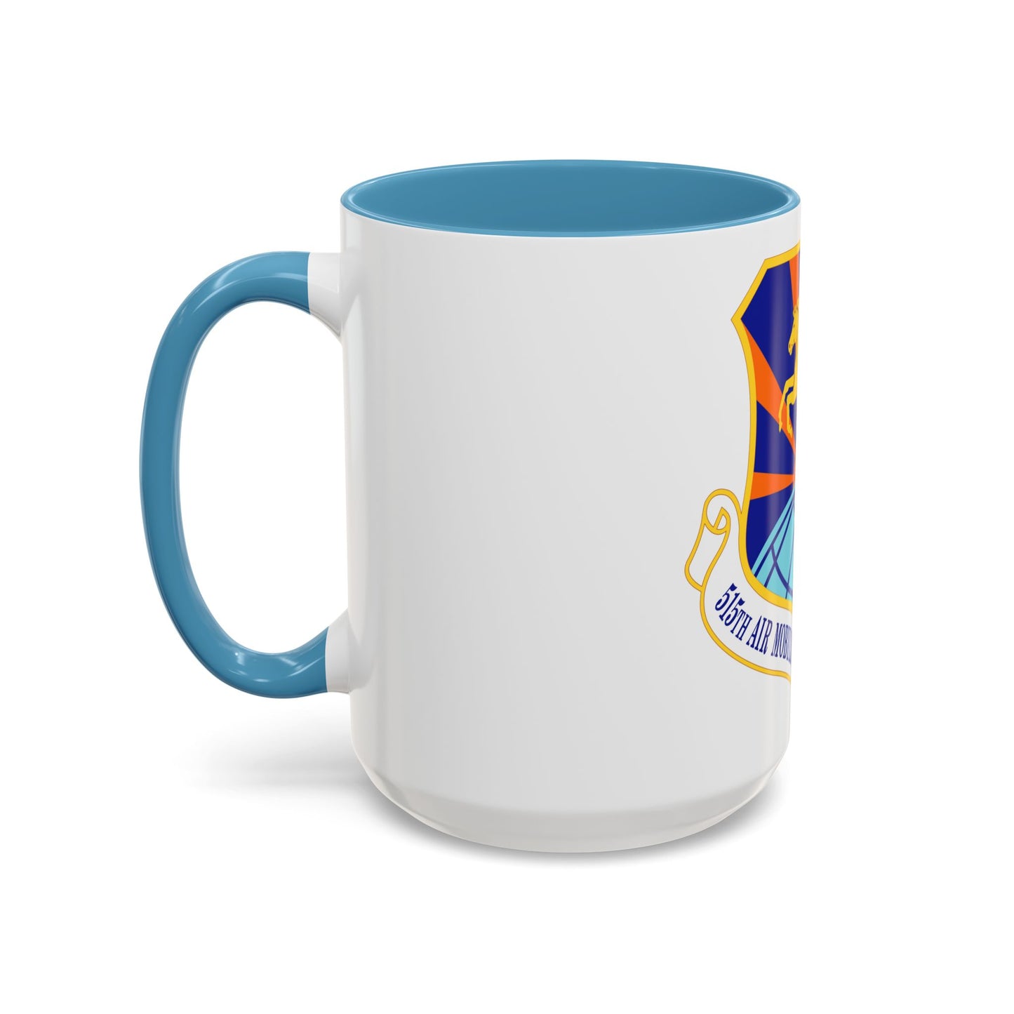 515 Air Mobility Operations Wing AMC (U.S. Air Force) Accent Coffee Mug