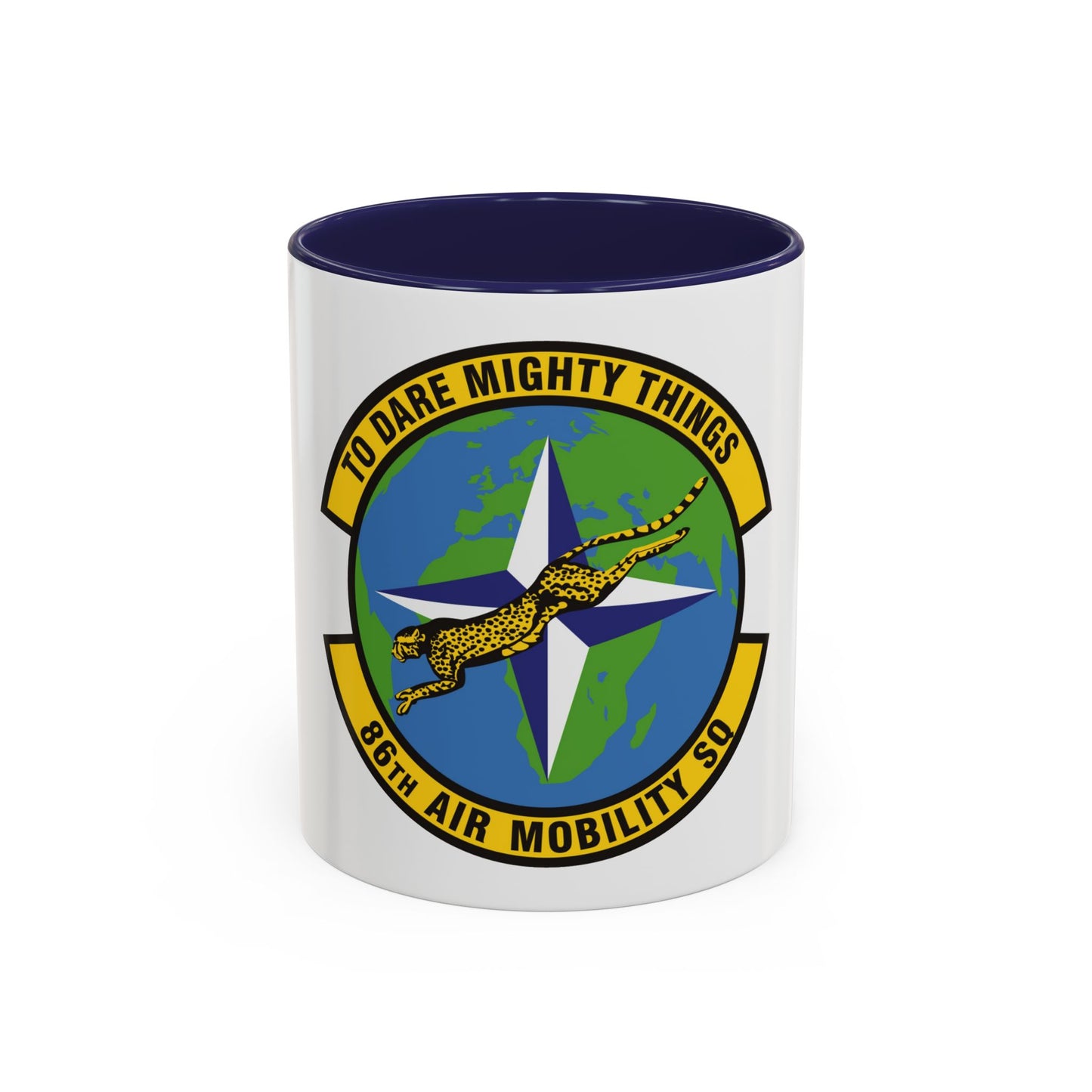 86th Air Mobility Squadron (U.S. Air Force) Accent Coffee Mug