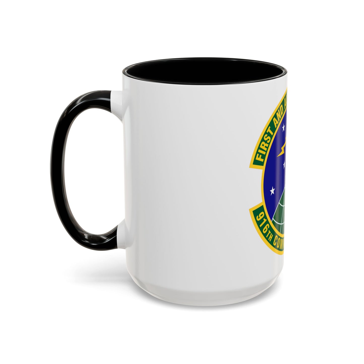 916th Communications Squadron (U.S. Air Force) Accent Coffee Mug