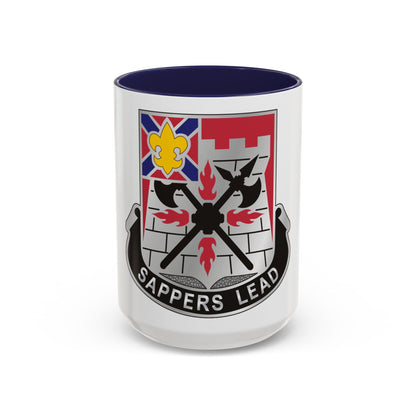 229 Engineer Battalion (U.S. Army) Accent Coffee Mug