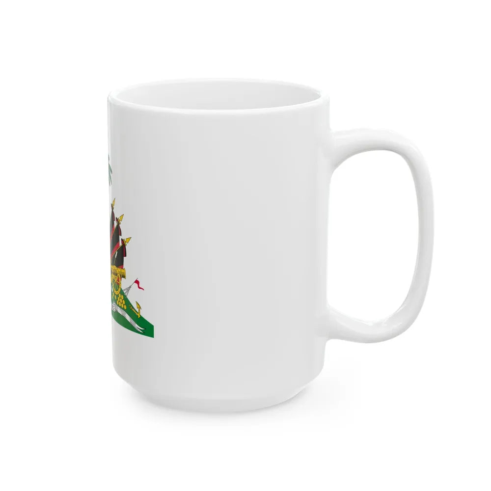 Coat of arms of Haiti (1964-1986) - White Coffee Mug-Go Mug Yourself