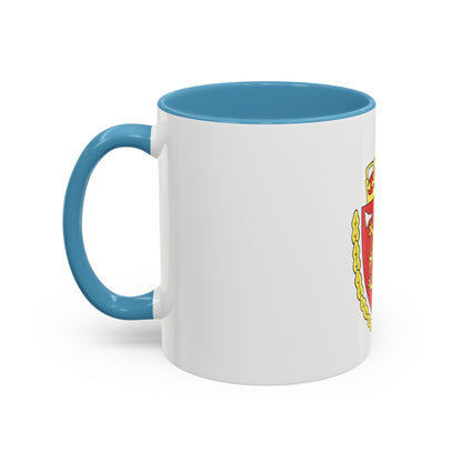 Coat of arms of the Norwegian Customs Service - Accent Coffee Mug