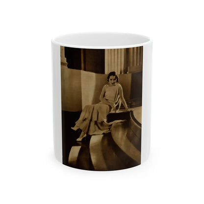 Fay Wray #215 1 (Vintage Female Icon) White Coffee Mug-11oz-Go Mug Yourself