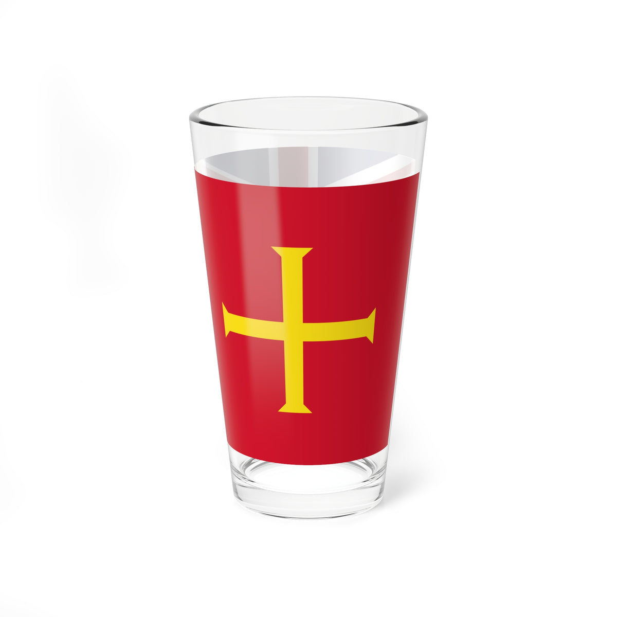 Civil Ensign of Guernsey (United Kingdom) Pint Glass 16oz