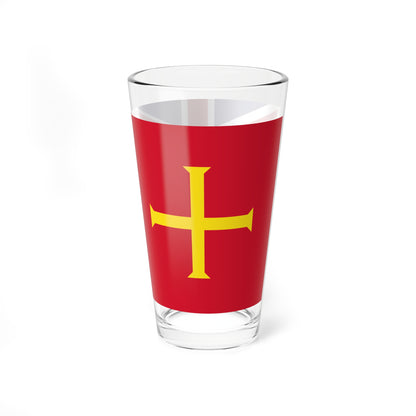 Civil Ensign of Guernsey (United Kingdom) Pint Glass 16oz