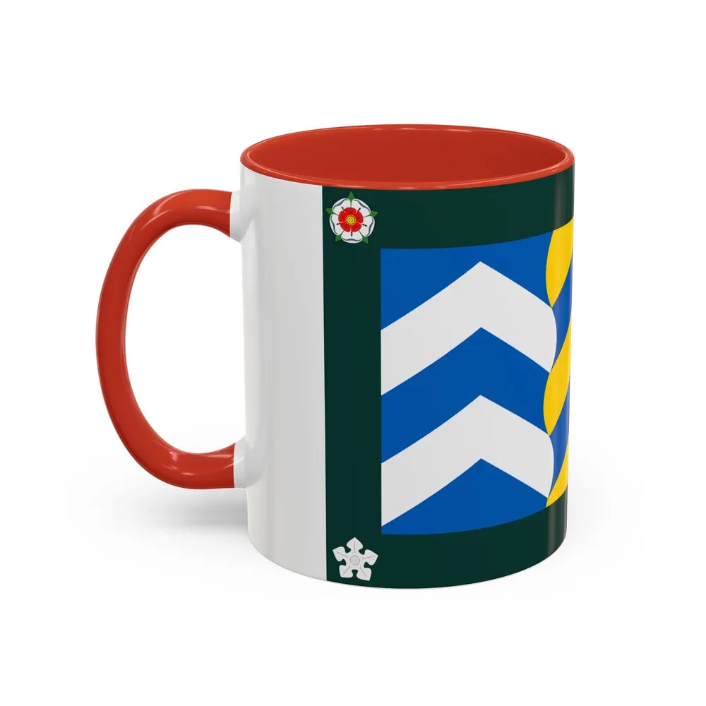 Flag of Cumbria UK - Accent Coffee Mug-Go Mug Yourself