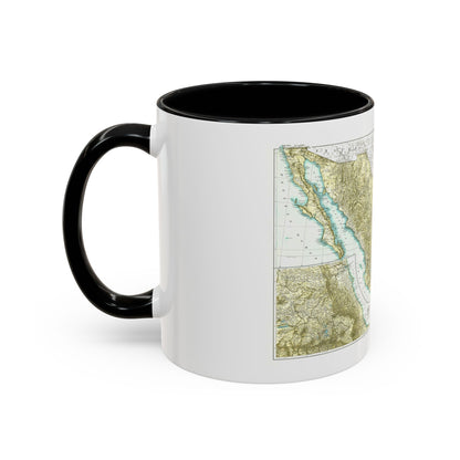Central America & Mexico (1916) (Map) Accent Coffee Mug