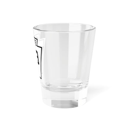 PA-163 1926 (Pennsylvania) (Road Sign) Shot Glass 1.5oz