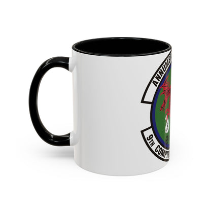 9th Comptroller Squadron (U.S. Air Force) Accent Coffee Mug