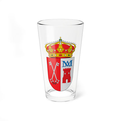 Escudo de Alcadozo (Spain) (Coat of Arms) Pint Glass 16oz