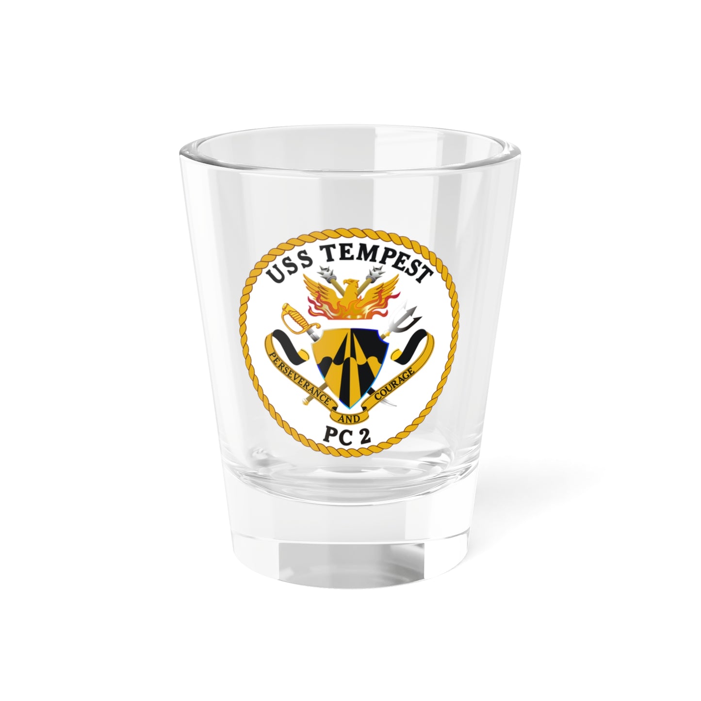 USS Tempest PC 2 (U.S. Navy) Shot Glass 1.5oz