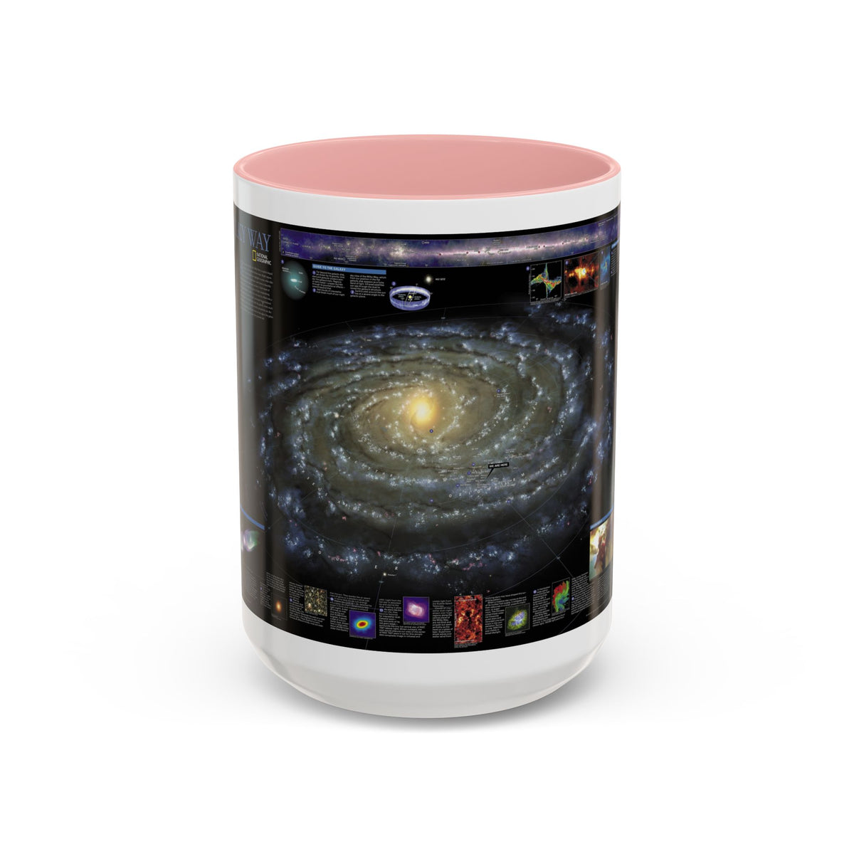 Space - Milky Way (2002) (Map) Accent Coffee Mug