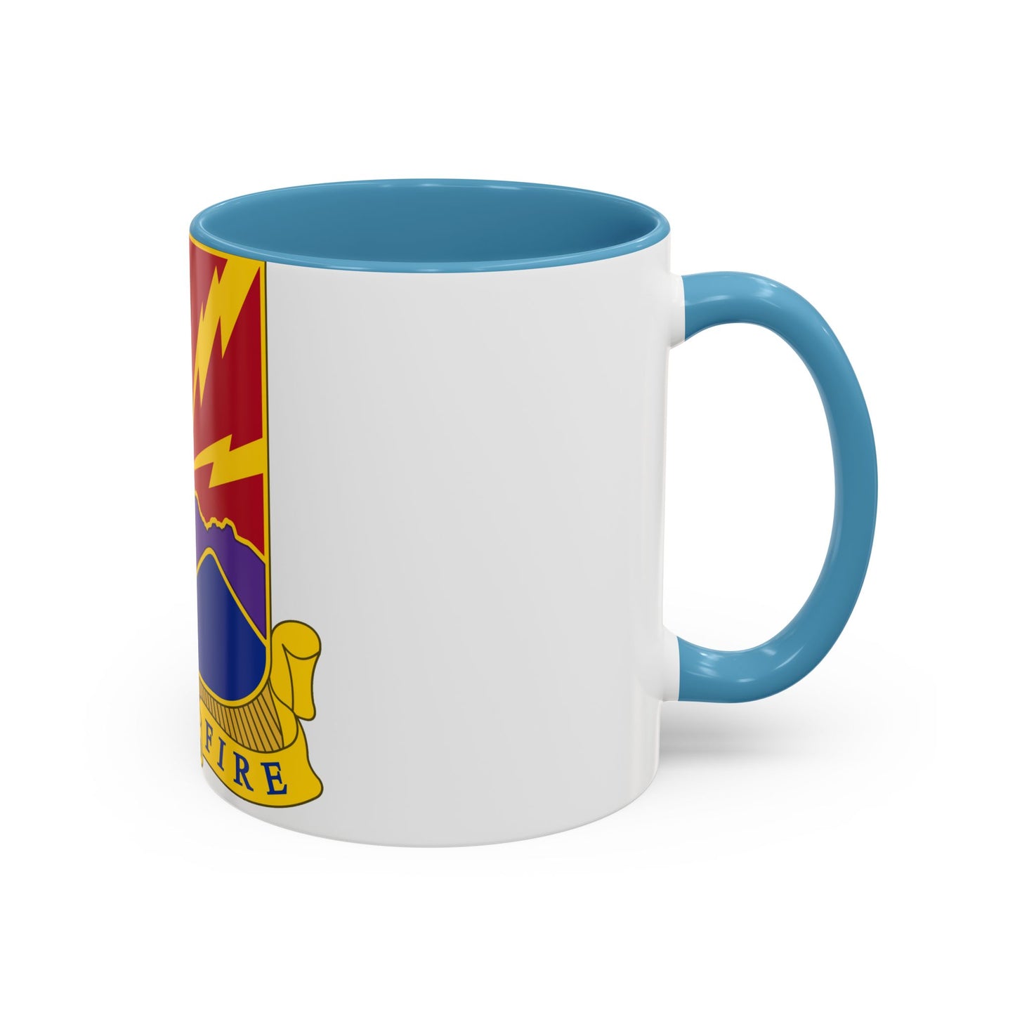 593rd Field Artillery Battalion (U.S. Army) Accent Coffee Mug