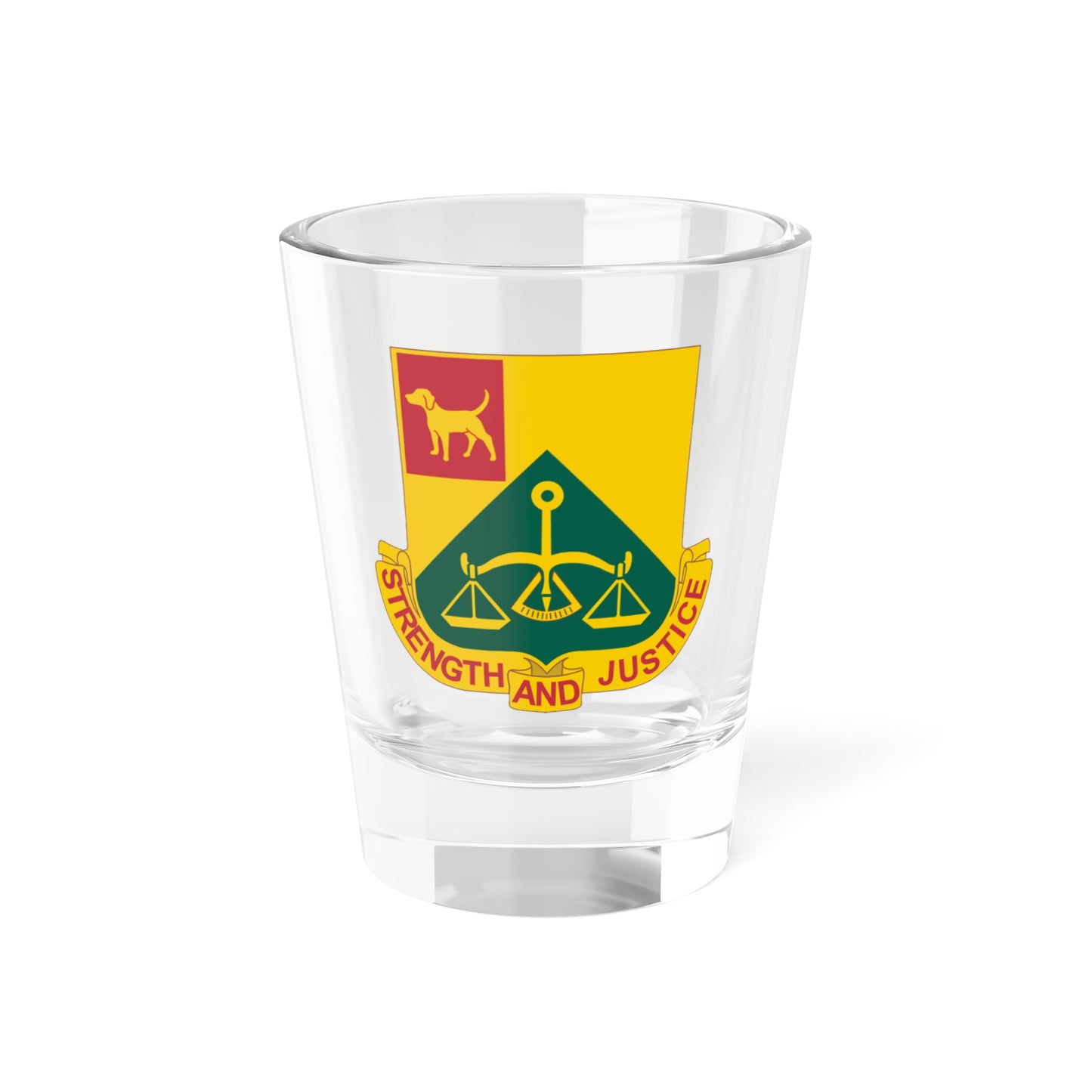 Verre à liqueur du 175e bataillon de police militaire (armée américaine) 1,5 oz