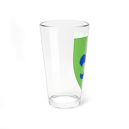 Emblem for the 3-I-JDR (Denmark) (Coat of Arms) Pint Glass 16oz