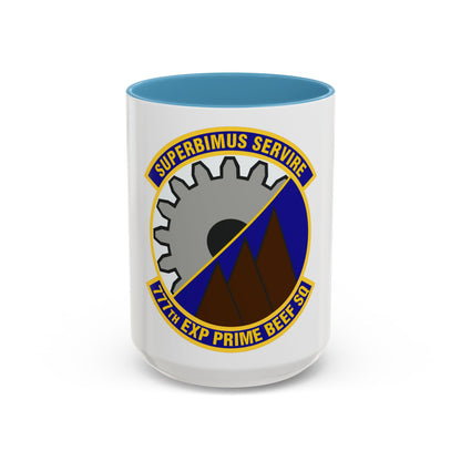 777th Expeditionary Prime Base Engineer Emergency Force Squadron (U.S. Air Force) Accent Coffee Mug