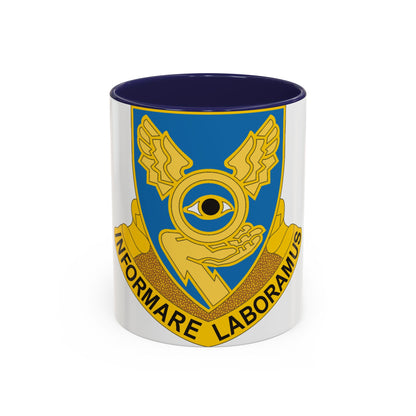 1st Military Intelligence Battalion (U.S. Army) Accent Coffee Mug