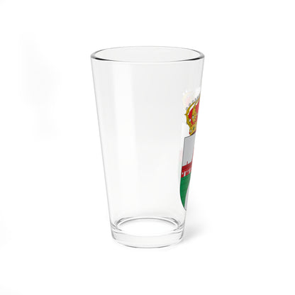 Escudo de Villanueva Mesía (Spain) (Coat of Arms) Pint Glass 16oz