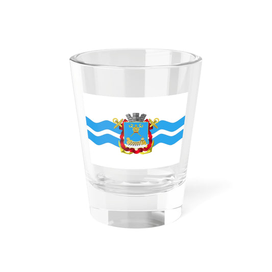 Flag of Mykolaiv Ukraine - Shot Glass 1.5oz