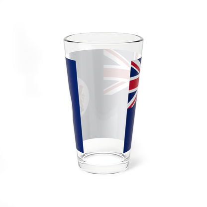 Flag of Hong Kong 1959-1997 3-5 (China) Pint Glass 16oz