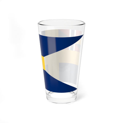 Flag of Sweden 1897-1905 alternative (Estonia) Pint Glass 16oz