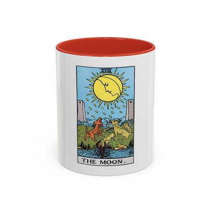 The Moon (Tarot Card) Accent Coffee Mug