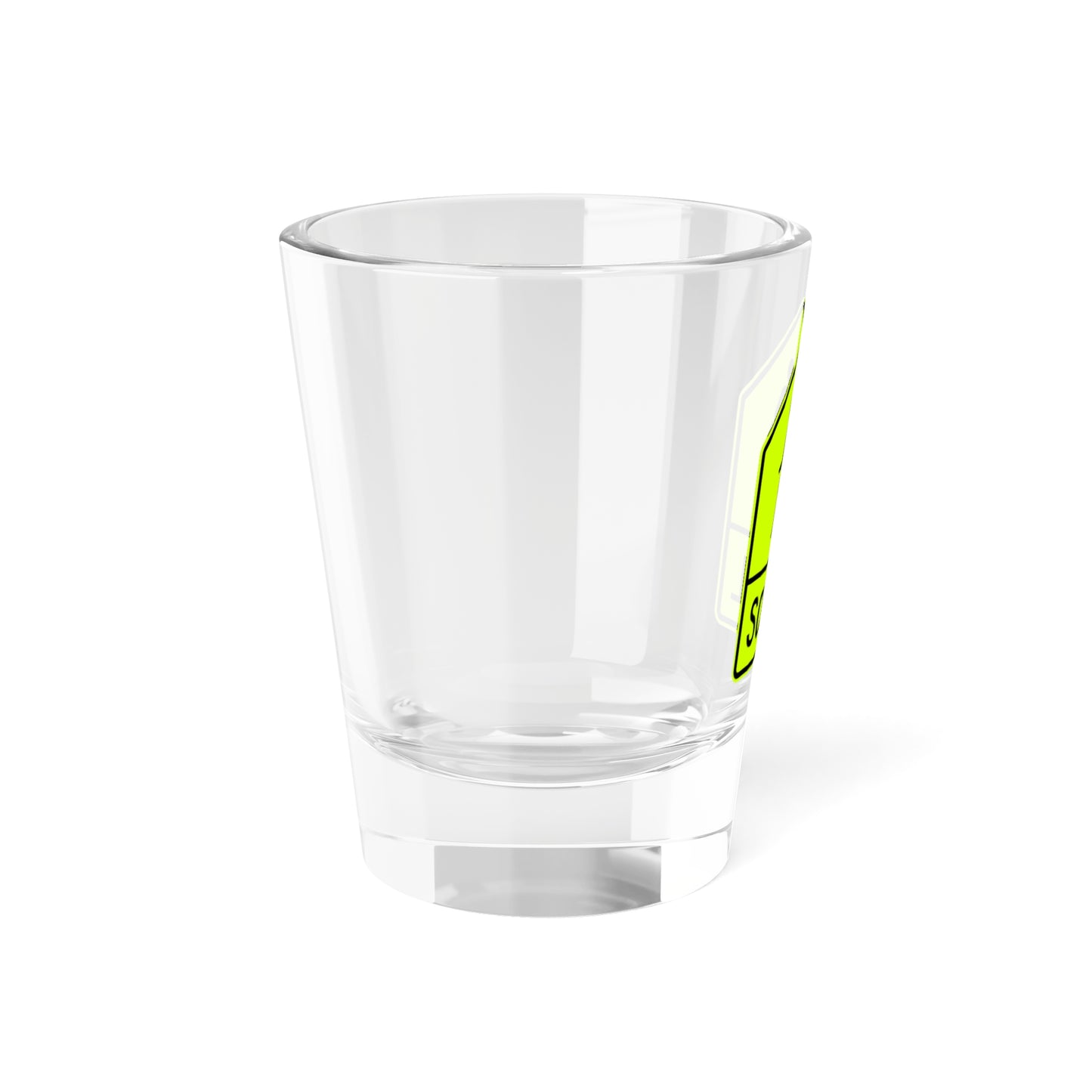MUTCD-CA SW24-1 (California) (Road Sign) Shot Glass 1.5oz