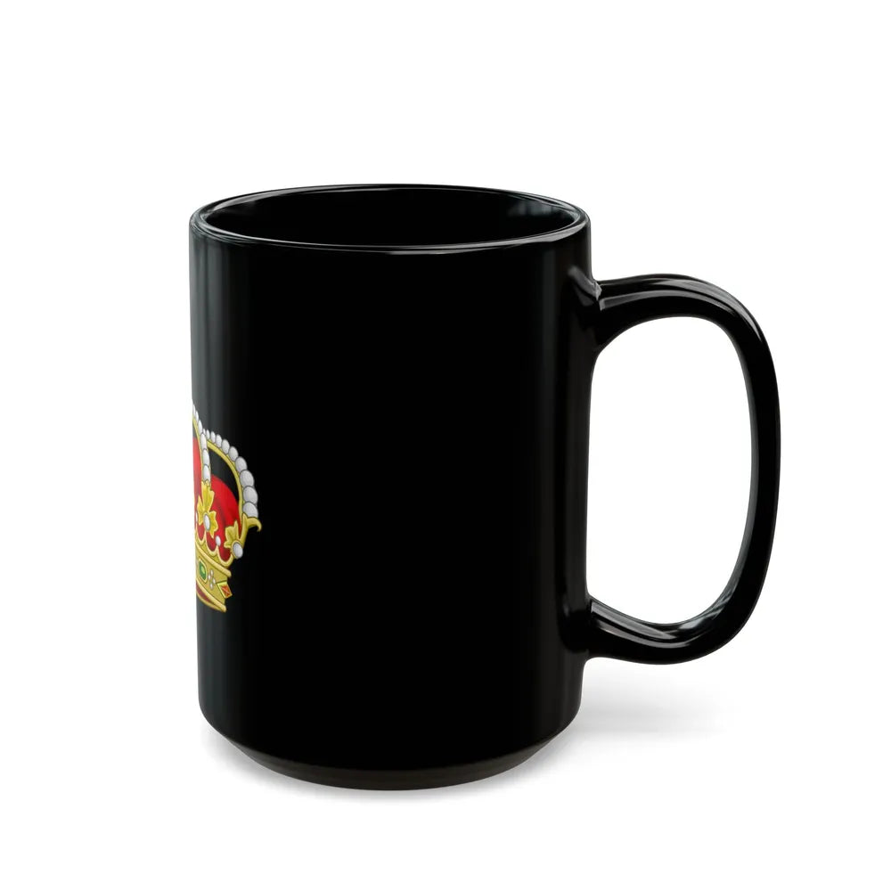 Royal Crown of Spain - Black Coffee Mug-Go Mug Yourself