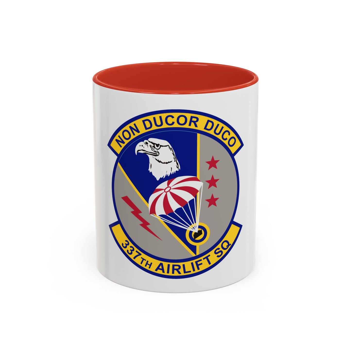 337th Airlift Squadron (U.S. Air Force) Accent Coffee Mug