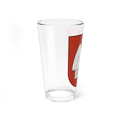 Unterengstringen-blazon (Switzerland) (Coat of Arms) Pint Glass 16oz