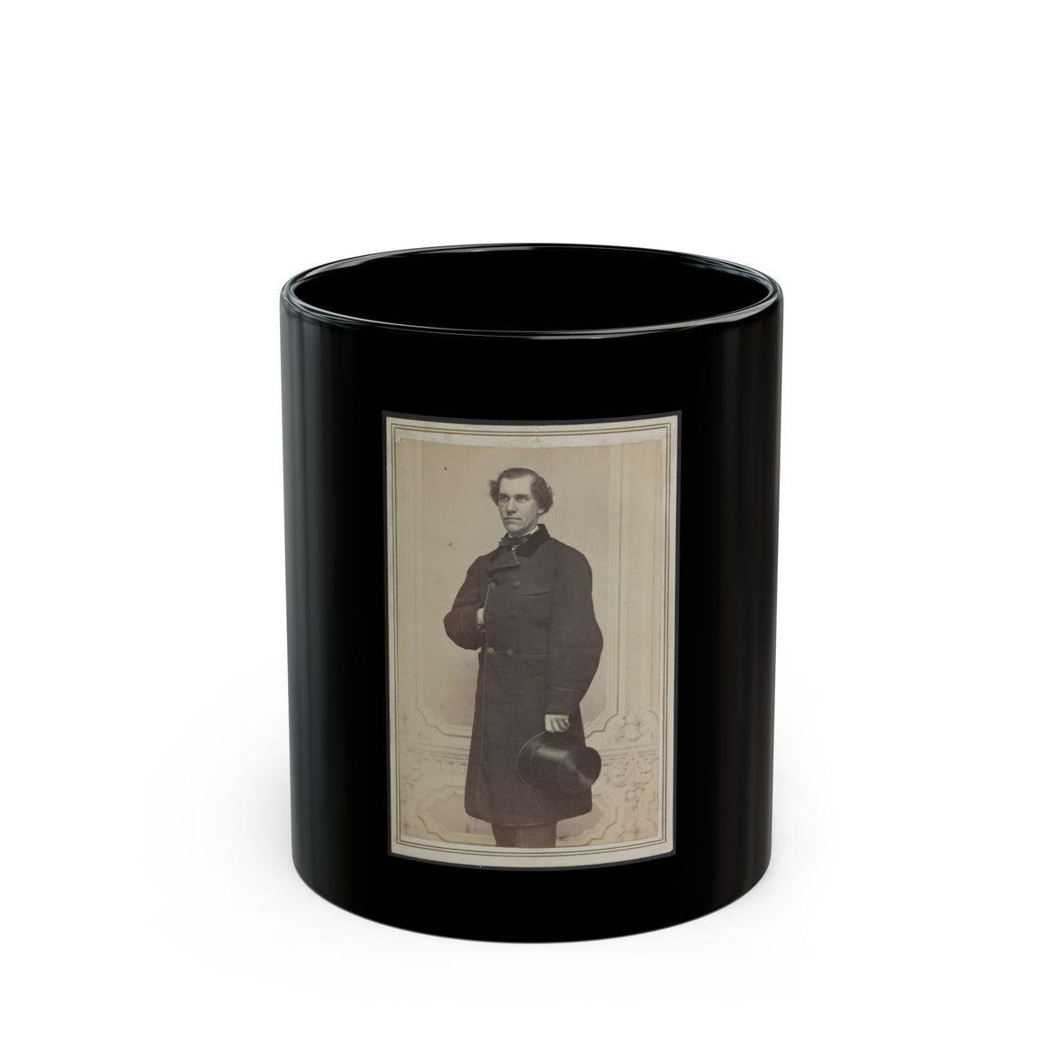 Unidentified Man With Hat (U.S. Civil War) Black Coffee Mug