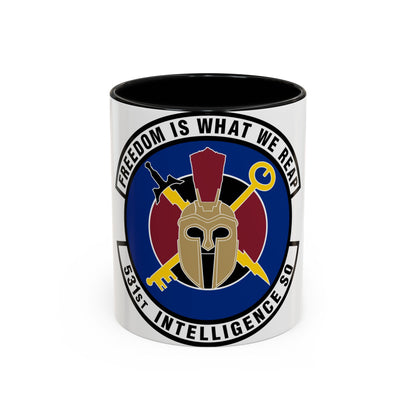 531 Intelligence Squadron ACC (U.S. Air Force) Accent Coffee Mug