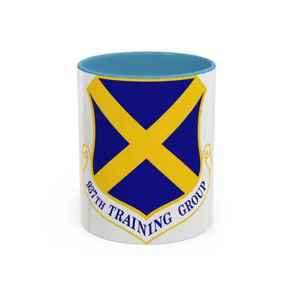 937th Training Group (U.S. Air Force) Accent Coffee Mug 11oz Light Blue - Go Mug Yourself