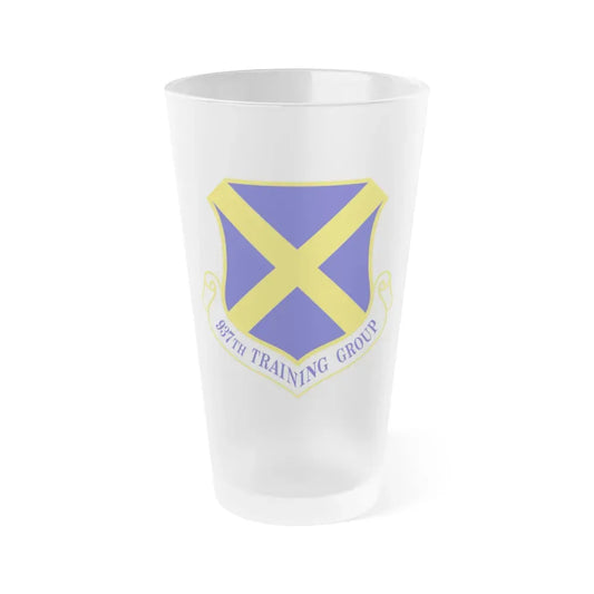 937th Training Group (U.S. Air Force) Frosted Pint Glass 16oz Default Title - Go Mug Yourself