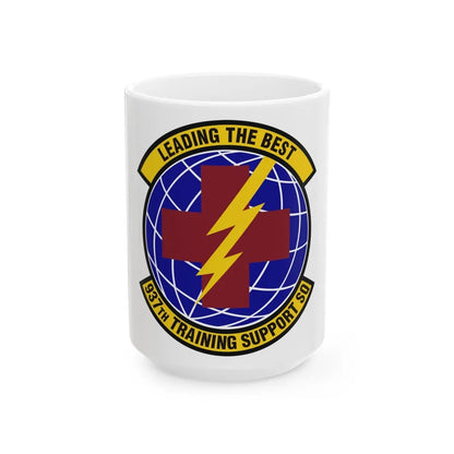 937th Training Support Squadron (U.S. Air Force) White Coffee Mug-15oz-Go Mug Yourself