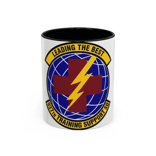 937th Training Support Squadron (U.S. Air Force) Accent Coffee Mug 11oz Black - Go Mug Yourself