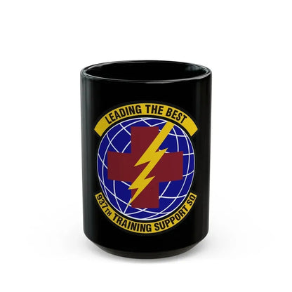 937th Training Support Squadron (U.S. Air Force) Black Coffee Mug 15oz - Go Mug Yourself