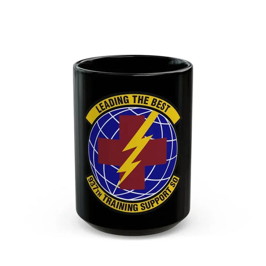 937th Training Support Squadron (U.S. Air Force) Black Coffee Mug 15oz - Go Mug Yourself