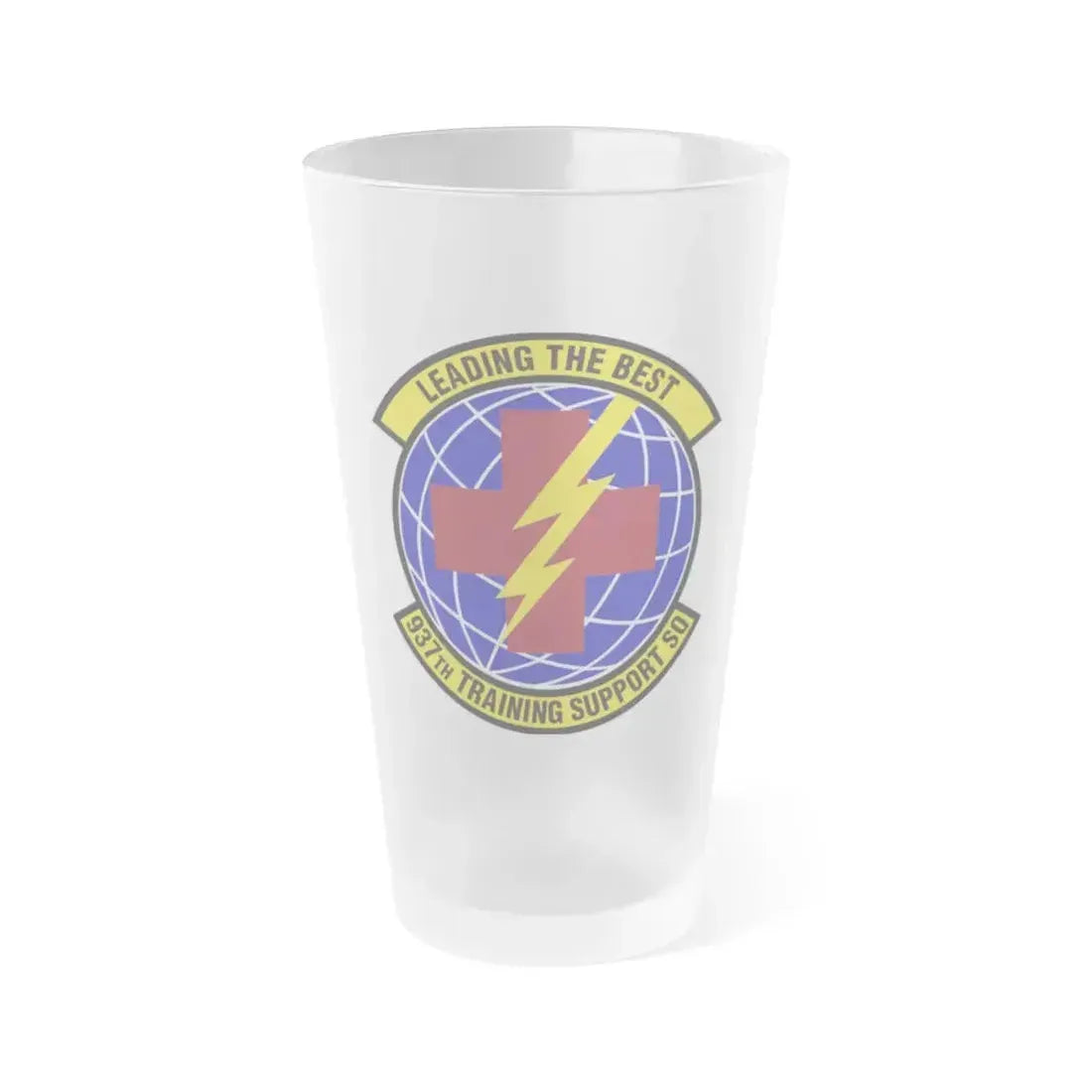 937th Training Support Squadron (U.S. Air Force) Frosted Pint Glass 16oz 16oz Frosted - Go Mug Yourself