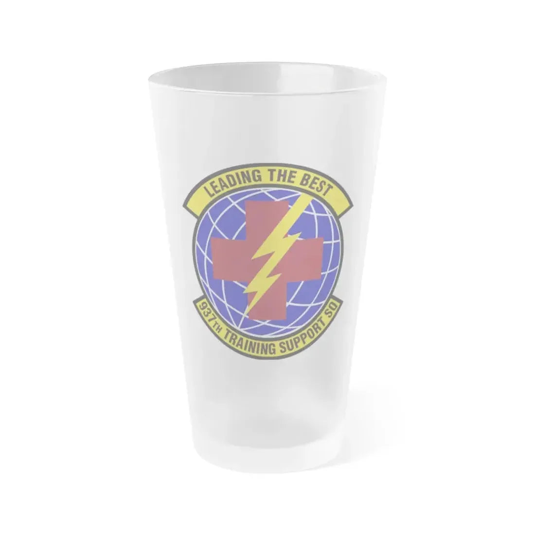 937th Training Support Squadron (U.S. Air Force) Frosted Pint Glass 16oz 16oz Frosted - Go Mug Yourself