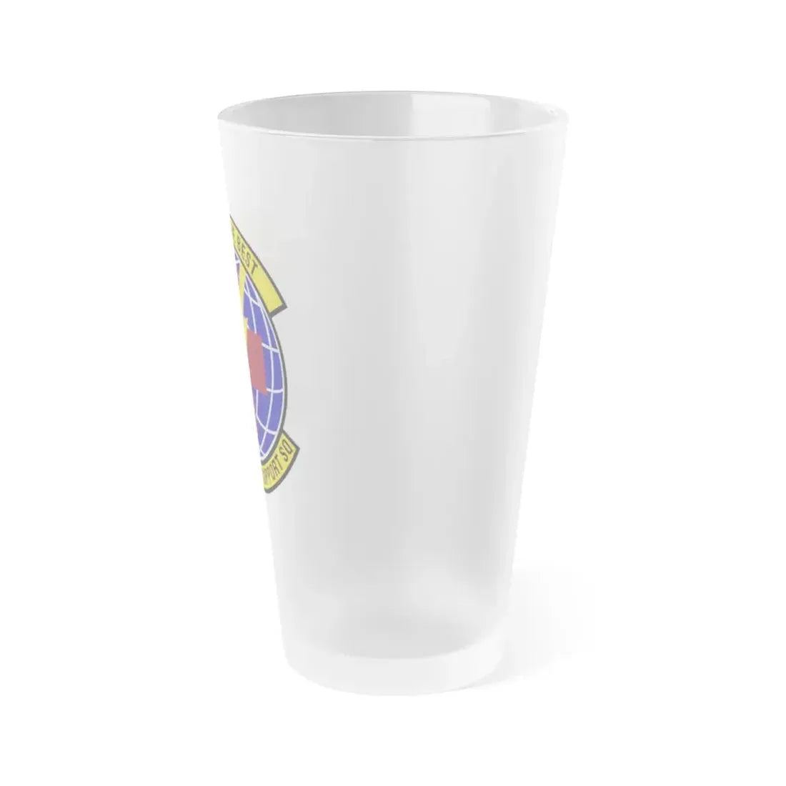 937th Training Support Squadron (U.S. Air Force) Frosted Pint Glass 16oz - Go Mug Yourself