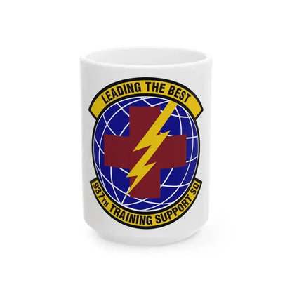 937th Training Support Squadron (U.S. Air Force) White Coffee Mug 15oz - Go Mug Yourself