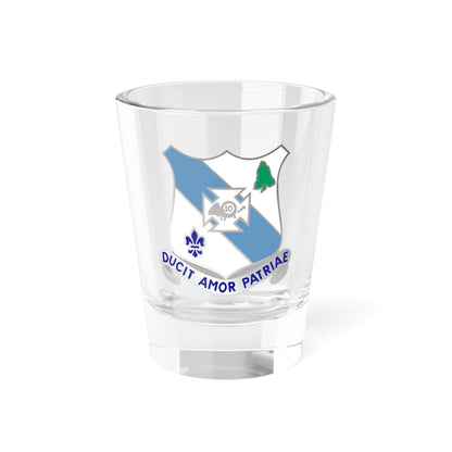 Verre à liqueur du 210e régiment blindé (armée américaine) 1,5 oz