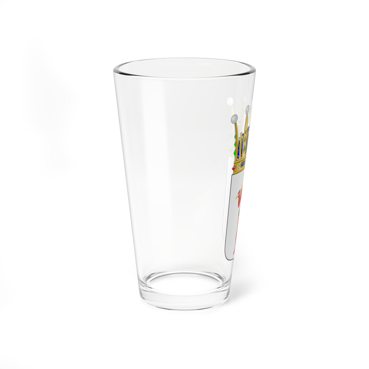 Lapplands vapen crowned (Sweden) (Coat of Arms) Pint Glass 16oz