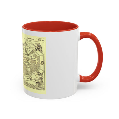 Chronicon Nurembergense Map (1493) (Map) Accent Coffee Mug