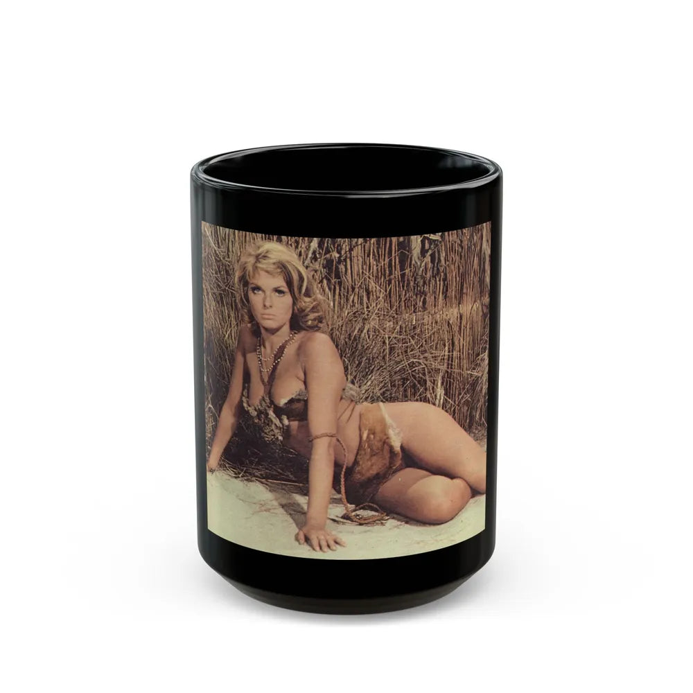 Julie Ege #99 (Vintage Female Icon) Black Coffee Mug-15oz-Go Mug Yourself