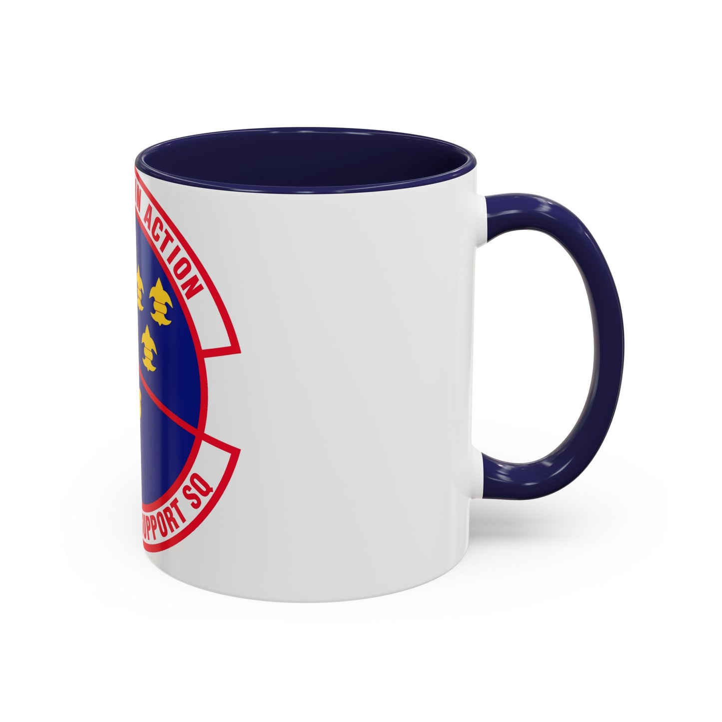 707 Force Support Squadron AFISRA (U.S. Air Force) Accent Coffee Mug