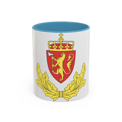 Coat of arms of the Norwegian Border Police - Accent Coffee Mug