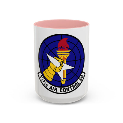 337 Air Control Squadron AETC (U.S. Air Force) Accent Coffee Mug